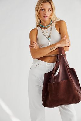 Tuscan Leather Tote by FP Collection at Free People, One