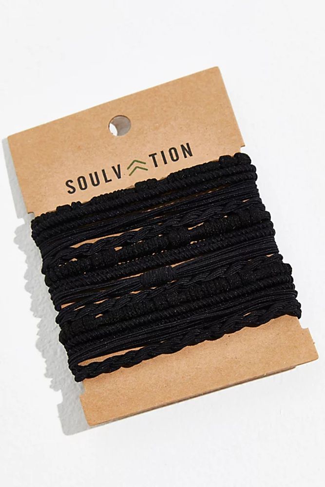 Soulvation Hair Tie Pack by at Free People, One