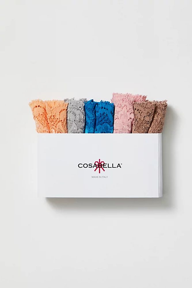 Cutie Thong 5-Pack by Cosabella at Free People, Neutral Assorted, One Size
