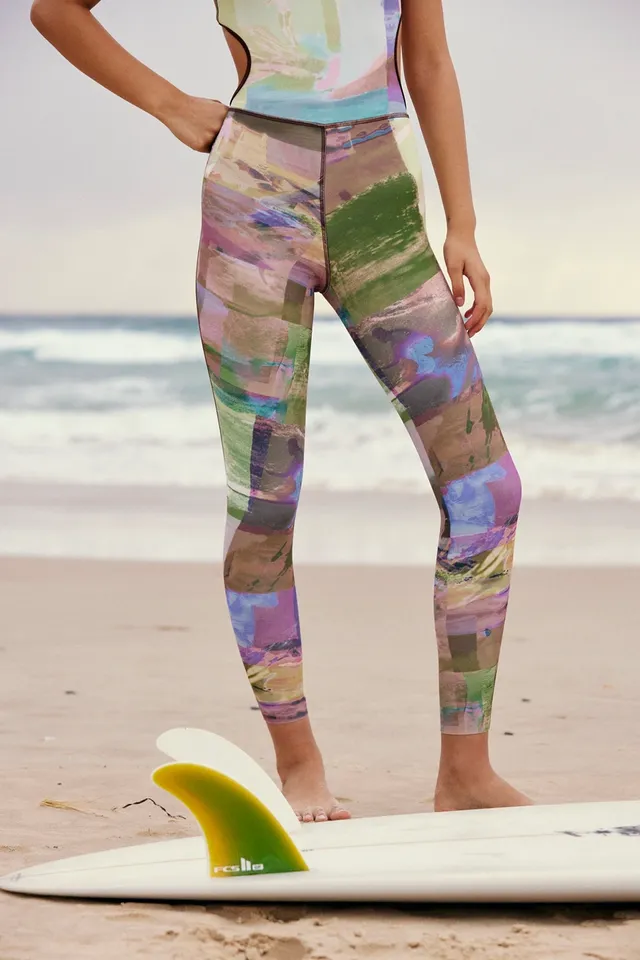 Kukukid Dino Surfer Rashguard & Swim Crop Legging