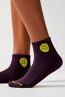 Movement Smiling Buti Ankle Socks