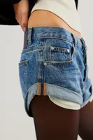 OneTeapsoon Bandits Low-Waist Denim Shorts