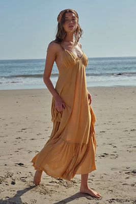 Radiant Maxi Dress by FP Beach at Free People, Sepia Tone, L