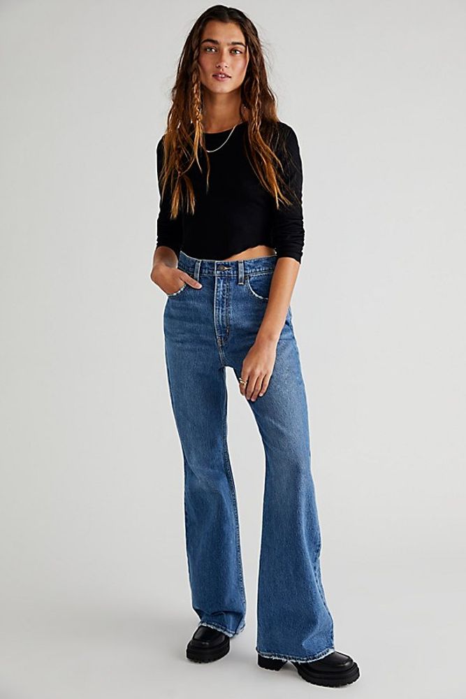 Levi's 70's High-Rise Flare Jeans by at Free People,