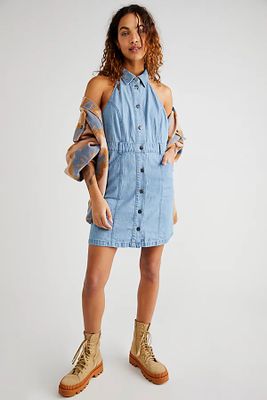 Sami Mini Dress by Free People, Bali Blue,