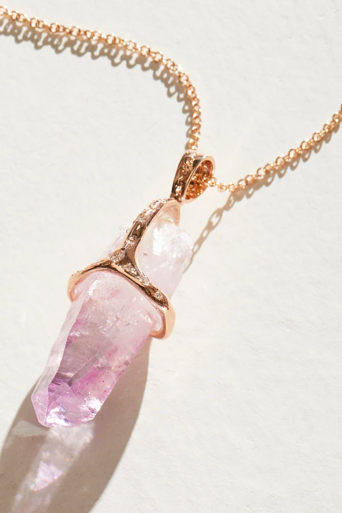 Sirciam Amethyst Healing Stone Necklace