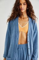 Keep On Walkin' Cardigan by FP Beach at Free People, Blue Metal, XS