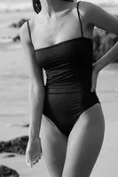 The Ruched Maillot One-Piece Swimsuit