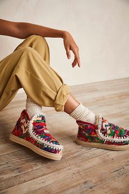 Mou Confetti Cozy Boots by MOU at Free People, Multi, EU 38