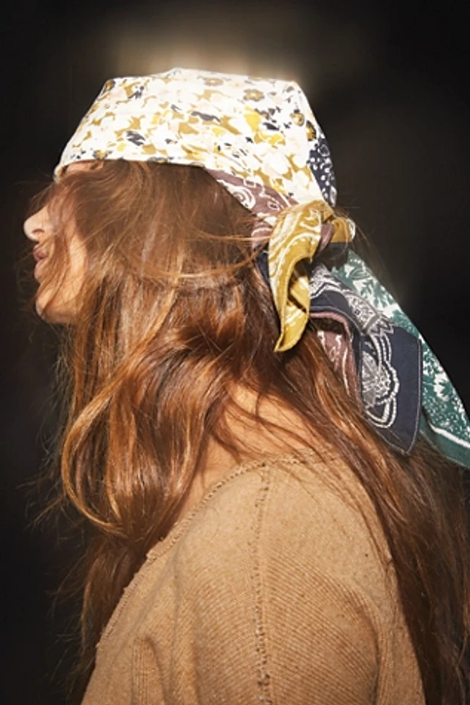 Quilted Star Print Bandana