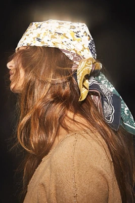 Quilted Star Print Bandana