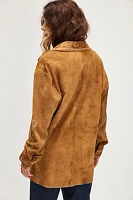 Roslyn Suede Shirt Jacket