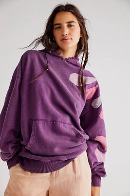 It's A Vibe Hoodie by We The Free at People, Plum Combo,