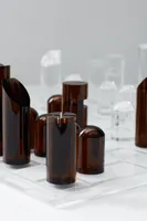 Lucite Chess + Checkers Set