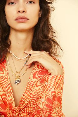 Carter Layered Necklace by Free People, One