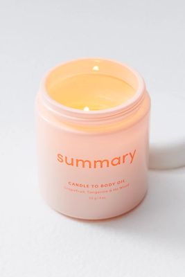 Summary Candle To Body Oil by Summary at Free People, One, One Size