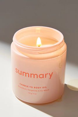 Summary Candle To Body Oil by Summary at Free People, One, One Size