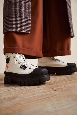 Palladium Revolt Hi Textile Boots by at Free People, Star White, US