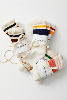 Classic Retro Sock Pack by American Trench at Free People, Combo, One