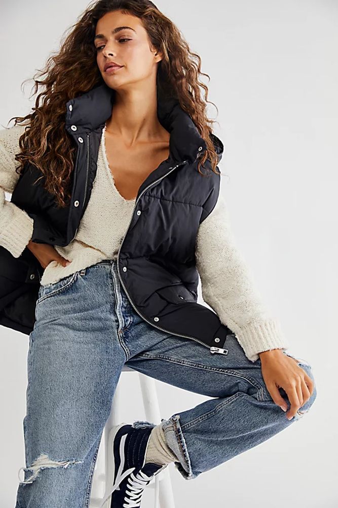 Free People Dreamers Puffa Vest by Free 