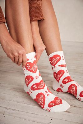 Tree Hugger Socks by Parks Project at Free People, White, One Size