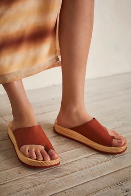 labos strappy wedge sandals