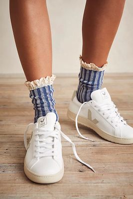 Molly Washed Ruffle Socks by Free People, One