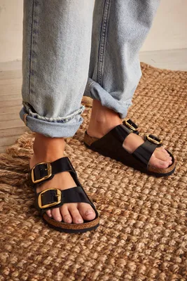 Arizona Big Buckle High Shine Birkenstock Sandals