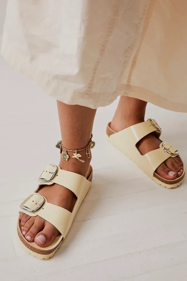 Free People Arizona Chunky Birkenstock Sandals in Blue