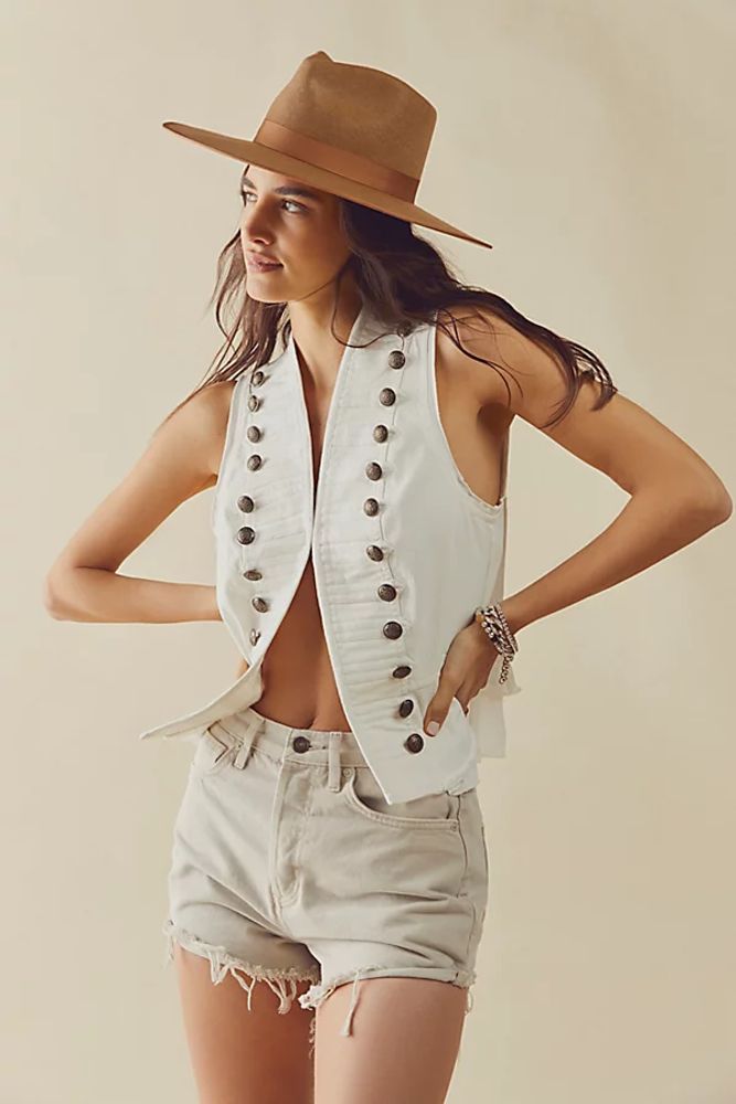 Officer Grunge Vest by Free People,