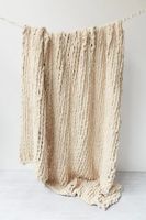 Unhide Braided Marshmallow Blanket by Unhide at Free People, Beige Bear, One Size