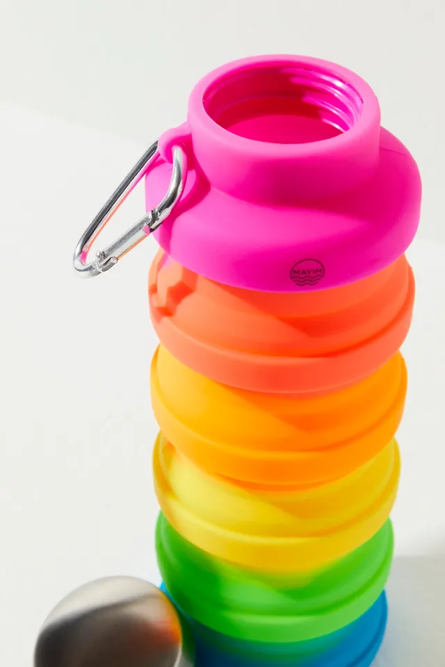 Mayim, Other, Nwtmayim Collapsible Silicone Sport Water Bottle W  Carabiner 20500 Ml