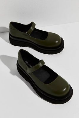 Piper Platform Mary Janes by Jeffrey Campbell at Free People, Olive, US 7.5