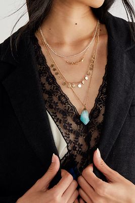Billings Layered Necklace by Free People, One