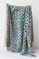 Handmade Kantha Blanket by Free People, Rainbow, One Size