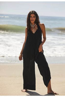 Absolutely Obsessed Jumpsuit by Endless Summer at Free People, Black, XS