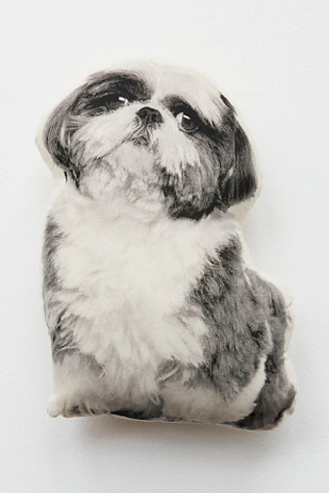 Silkscreen Shih Tzu Pillow