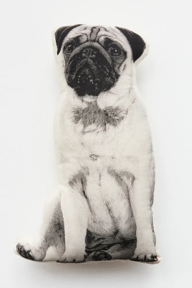 Silkscreen Pug Pillow