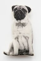 Silkscreen Pug Pillow by Broderpress at Free People, Black, One Size