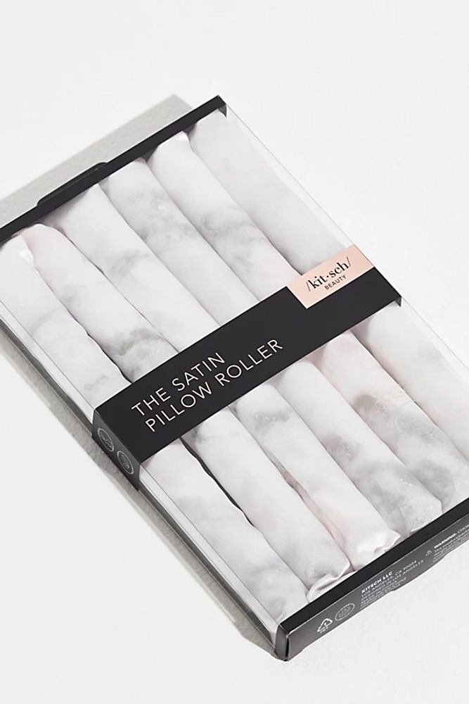 Kitsch Satin Pillow Rollers by Kitsch at Free People, Marble, One Size