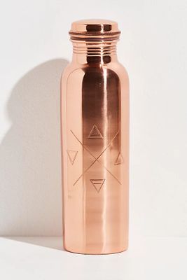 Tamra Copper Water Bottle by Free People, One