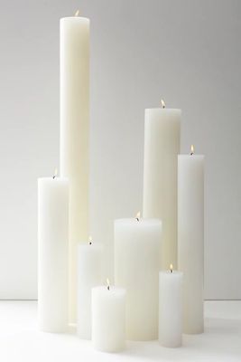 12cm Wax Altar Candle by KunstIndustrien at Free People, Ivory, One Size