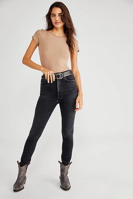 AGOLDE Pinch Waist Skinny Jeans by at Free People, Hotline,