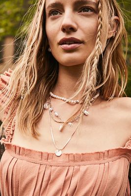 Lacy Delicate Layered Necklace by Free People, One