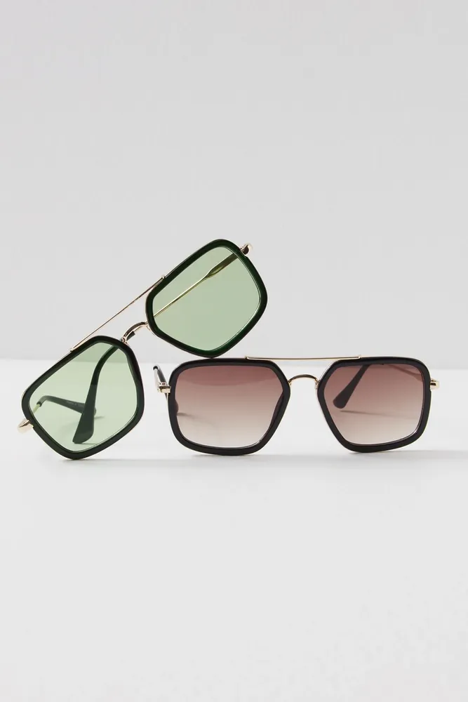 Luna Classic Aviator Sunglasses