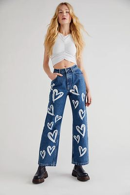 The Ragged Priest Dad Jeans by at Free People, Lovey Dovey,