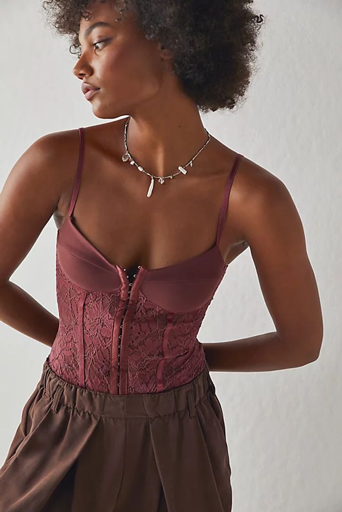 free people lace body suit