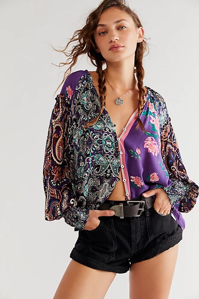 Gemini Blouse by Free People, Combo,