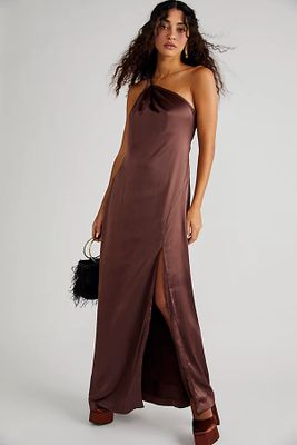 Victoria Maxi Dress by Free People, Chocolate Lava, US