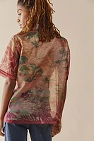 Anna Sui Tropical Paradise Buttondown